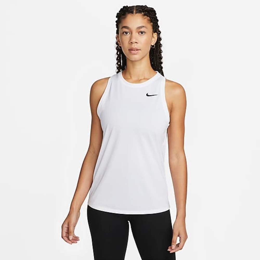 Nike Women's Dri-FIT Training Tank- White